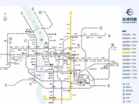 长沙地铁5号线最新线路图全览解析