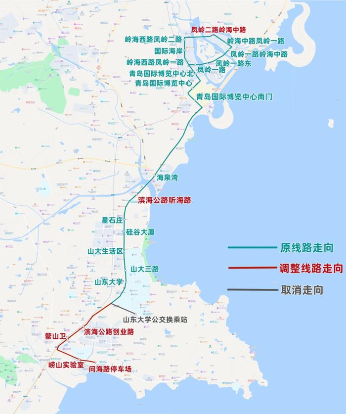 青岛公交路线全图全新版速览